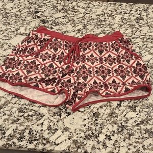 Pattern comfy shorts